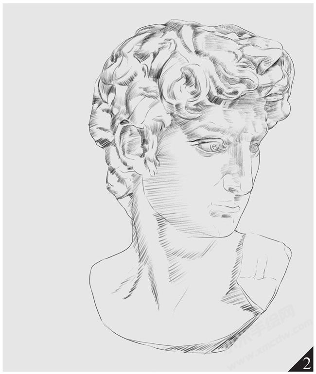 大衛(wèi)的素描畫法步驟圖示02.jpg