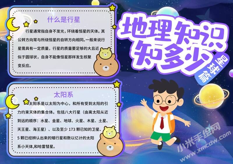 地理知識知多少手抄報內(nèi)容模板有字版（第二版）.jpg