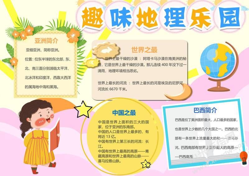 趣味地理樂園手抄報(bào)內(nèi)容模板有字版（第一版）.jpg