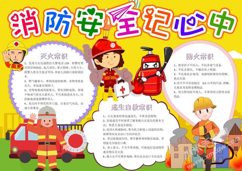 消防安全記心中手抄報內(nèi)容模板有字版（第二版）.jpg