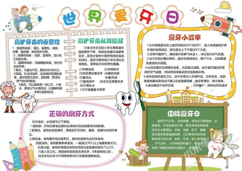 世界愛牙日手抄報內(nèi)容模板有字版.jpg
