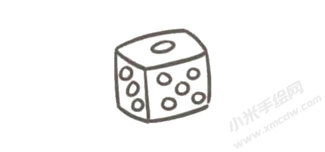 色子簡筆畫繪制步驟圖示03.jpg