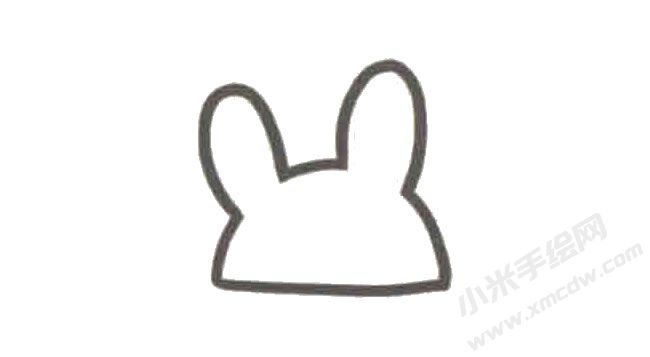 小兔子簡筆畫繪制步驟圖示02.jpg