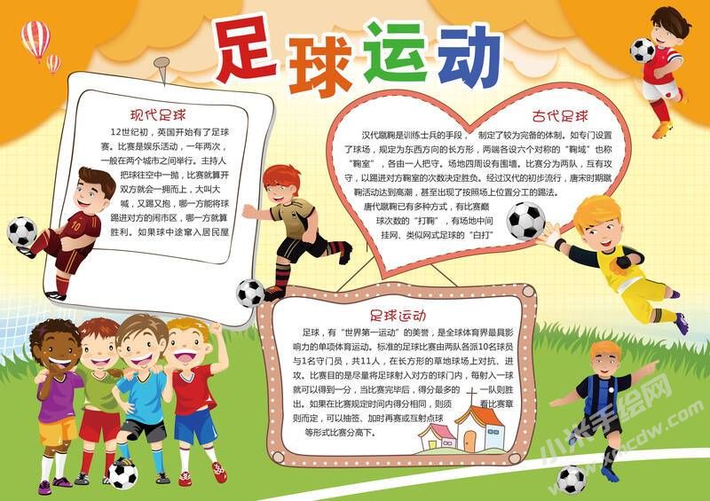 足球運動手抄報模板有字版.jpg