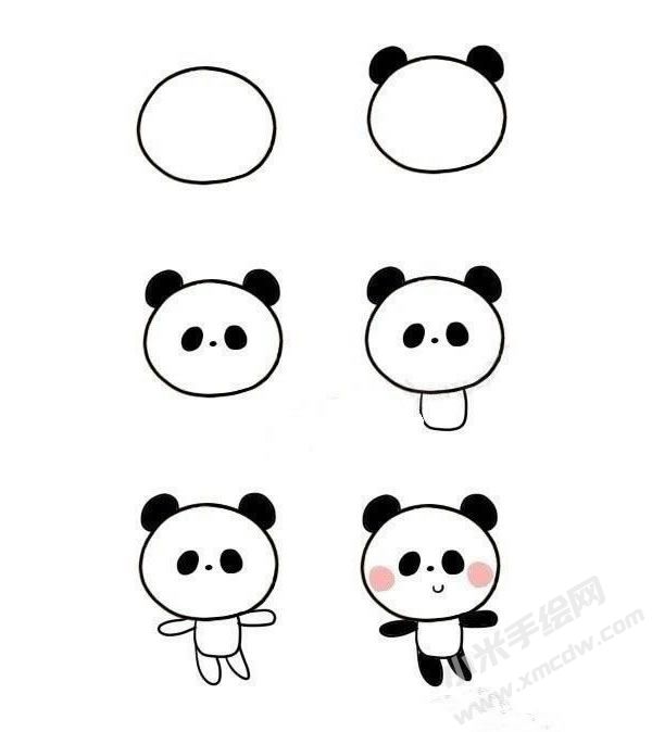 大熊貓簡筆畫步驟圖片01.jpg