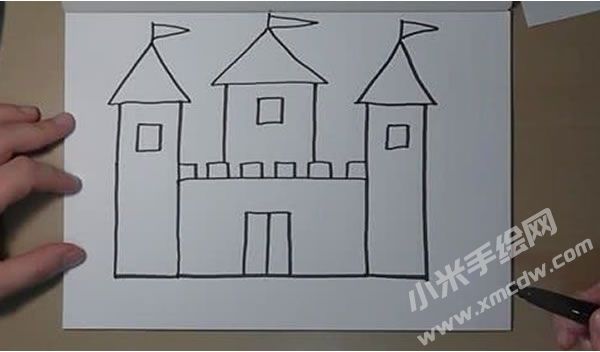 城堡簡(jiǎn)筆畫(huà)圖片.jpg