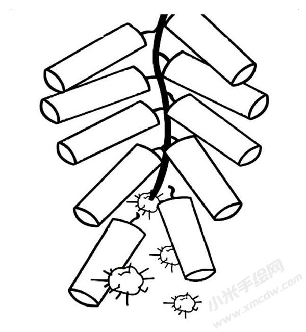 鞭炮簡(jiǎn)筆畫圖片.jpg