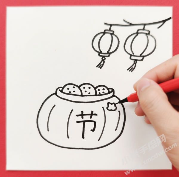 元宵節(jié)簡(jiǎn)筆畫圖片01.jpg