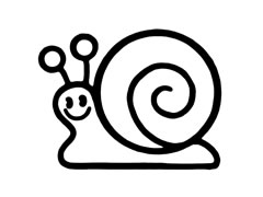 蝸牛兒童簡(jiǎn)筆畫(huà)步驟圖示