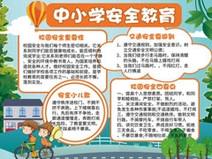中小學(xué)安全教育手抄報模板