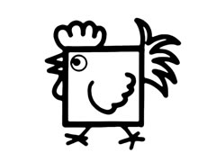 公雞兒童簡(jiǎn)筆畫步驟圖示
