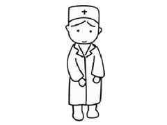 醫(yī)生幼兒簡(jiǎn)筆畫(huà)步驟圖示