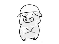 麥兜幼兒簡(jiǎn)筆畫(huà)創(chuàng)作步驟圖示
