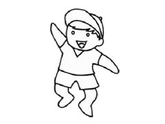 哥哥幼兒簡(jiǎn)筆畫(huà)步驟圖示