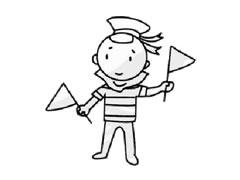 海軍士兵幼兒簡(jiǎn)筆畫(huà)步驟圖示