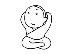 一休兒童簡(jiǎn)筆畫(huà)步驟圖示