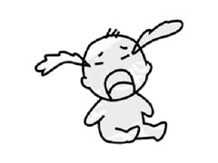小孩哭泣表情兒童簡(jiǎn)筆畫(huà)步驟圖示