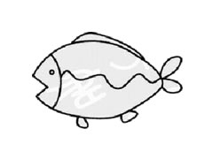 草魚簡筆畫創(chuàng)作步驟圖示