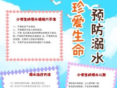 珍愛(ài)生命預(yù)防溺水手抄報(bào)模板