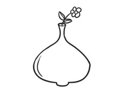 花瓶簡(jiǎn)筆畫創(chuàng)作步驟圖示