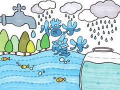 【惜水愛水】手抄報欣賞