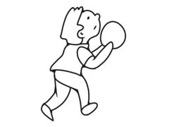 籃球運(yùn)動(dòng)員簡(jiǎn)筆畫創(chuàng)作步驟圖示