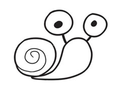 蝸牛簡(jiǎn)筆畫(huà)創(chuàng)作步驟圖示