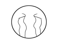 哭泣表情簡(jiǎn)筆畫(huà)創(chuàng)作步驟圖示