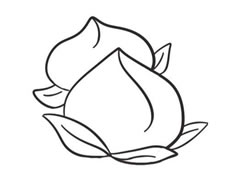桃子簡筆畫創(chuàng)作步驟圖示