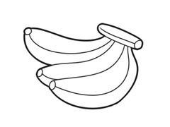 一串香蕉簡(jiǎn)筆畫創(chuàng)作步驟圖示