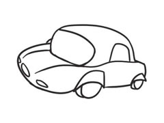 汽車簡筆畫圖片大全