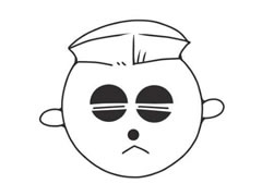 人物搞怪表情簡(jiǎn)筆畫(huà)圖片大全