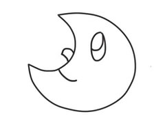 月亮簡(jiǎn)筆畫圖片大全