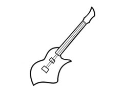 吉他簡筆畫創(chuàng)作步驟圖示