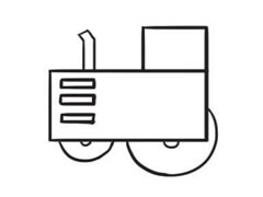 農(nóng)用車簡筆畫創(chuàng)作步驟圖示