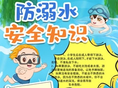 防溺水安全知識(shí)手抄報(bào)模板