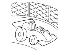 跑車(chē)簡(jiǎn)筆畫(huà)圖片欣賞