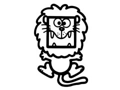 獅子兒童簡筆畫步驟圖示