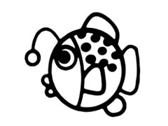 琵琶魚兒童簡筆畫步驟圖示