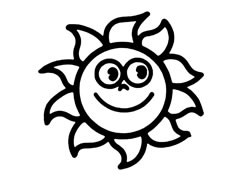 太陽(yáng)兒童簡(jiǎn)筆畫步驟圖示