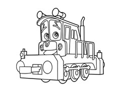 卡通火車頭簡筆畫圖片大全
