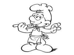 藍(lán)精靈簡筆畫圖片大全