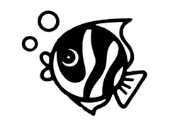熱帶魚兒童簡筆畫步驟圖示