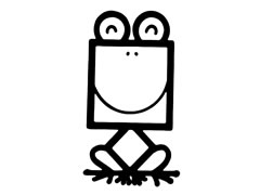 青蛙兒童簡筆畫步驟圖示