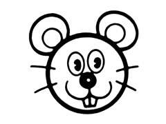 老鼠兒童簡筆畫步驟圖示
