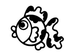 金魚兒童簡筆畫步驟圖示
