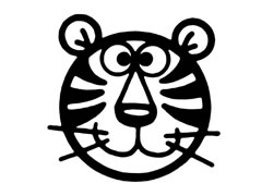老虎兒童簡(jiǎn)筆畫(huà)步驟圖示