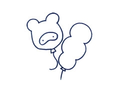 氣球幼兒簡筆畫繪制步驟圖示