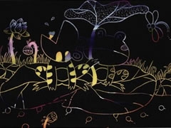 奇妙的刮畫趣味創(chuàng)意創(chuàng)作步驟圖示