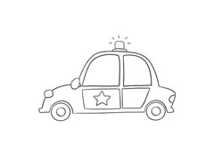 警察簡筆畫繪制步驟圖示